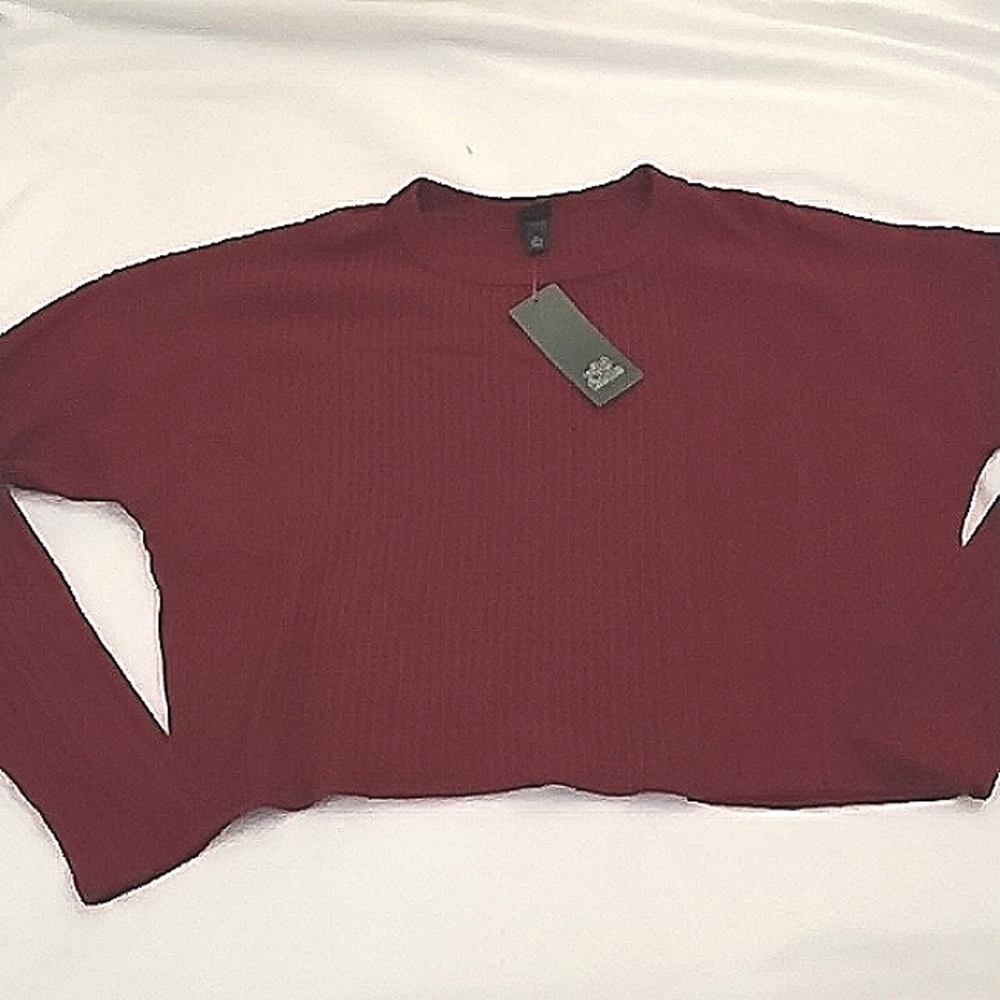 NWT Wild Fable Crop Sweater Top SzXL